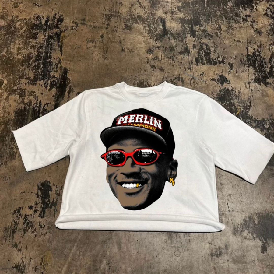 Hip Hop Y2k Mens Clothes Fashion Rapper Streetwear T Shirt Designer Cropped Top Tshirt For Man Womens Harley Quinn Goth Style Short Sleeve Tops Funny Graphic Tee 817