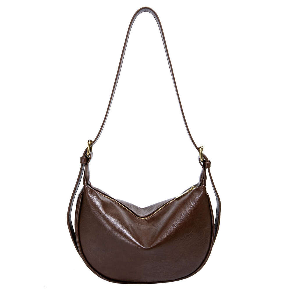 Exclusive Women's Dumpling Bun Live Streaming New Fashionable Single Shoulder Crossbody Solid Color Versatile Premium Pillow Bag