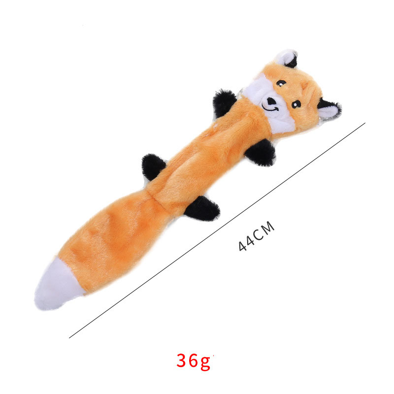 Dog Squeaky Toys Crinkle Plush Dog Toys No Stuffing Dog Toys for Small Medium Large Dogs Stuffless Puppy Toys