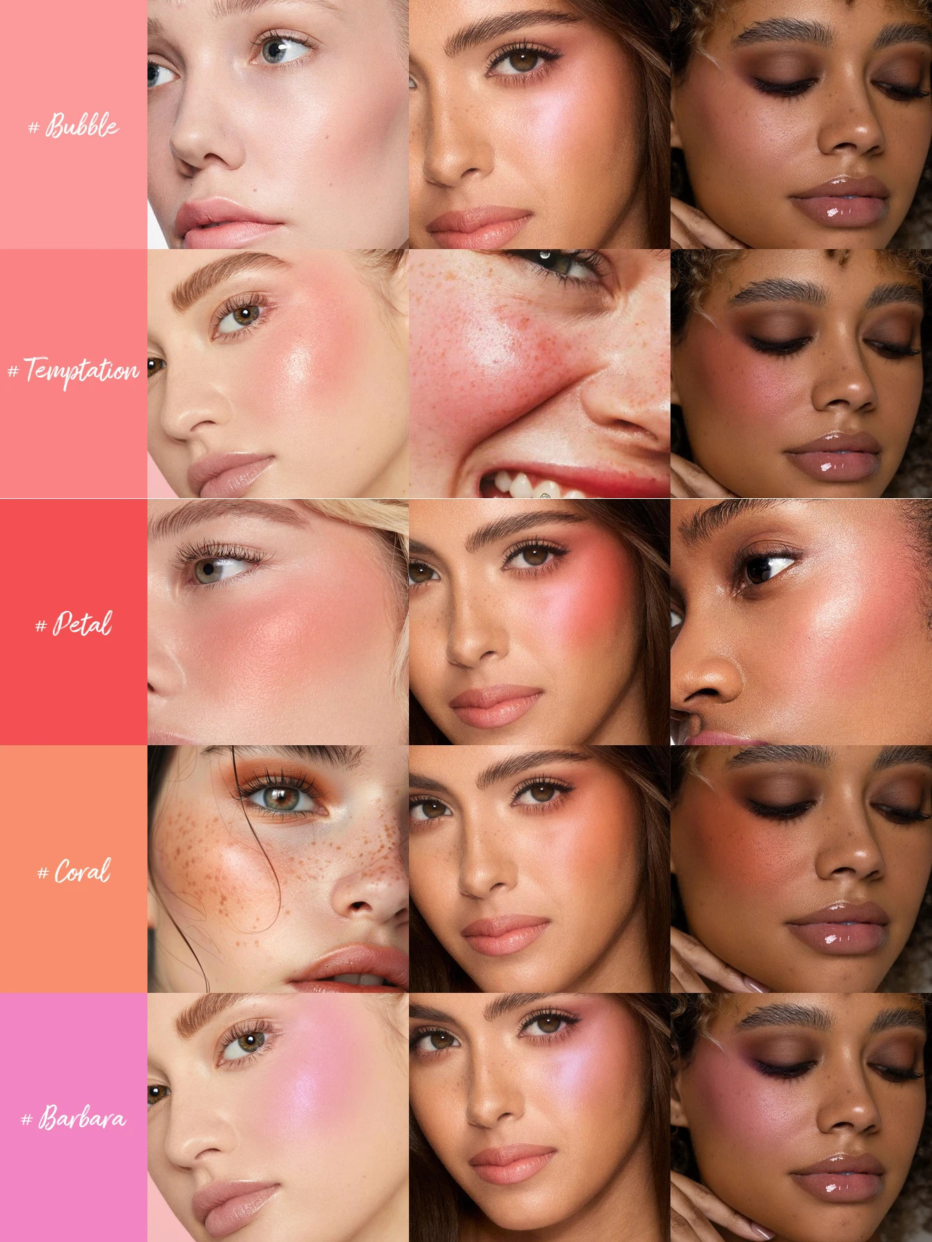 High Pigment Matte Liquid Blusher 6 Colors Longlasting Moisture Gel Creamy Blush Organic Liquid Lip Cheek Tint For Mom 241209