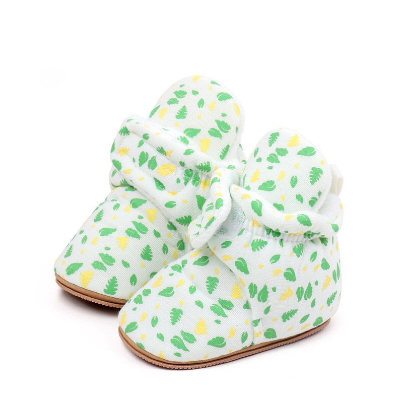 Infant Winter Newborn Baby Socks Shoes Littlesprouts Boy Girl Toddler First Walkers Booties Cotton Comfort Soft Anti-slip Warm Crib Shoes