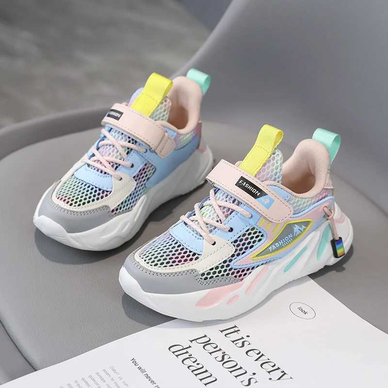 Summer girls casual shoes childrens shoes female princesss short and chubby sports shoes childrens cute 3 5 6 7 8 9 breathable lightweight sports shoe
