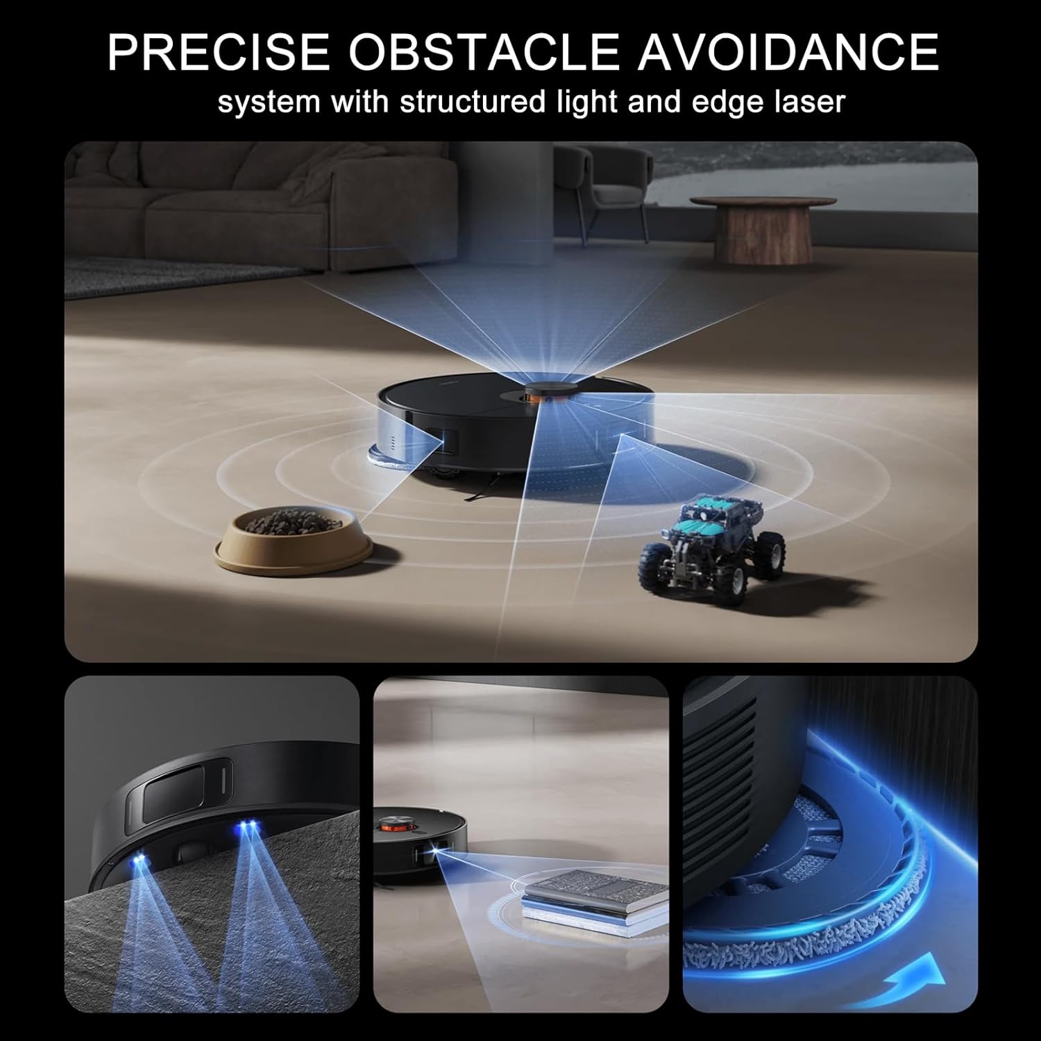 Global Version Xiaomi Robot Vacuum X20 Max Vacuum Cleaner with Wiping Function & All-in-One Station (8000Pa Suction Power;120 Min Battery Life; Auto; 