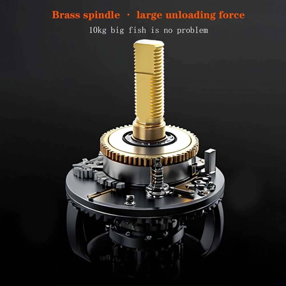 Baitcasting Fishing Reel Gear Ratio 7.2 1 Low-Profi Reel Braking Syst 22 Lbs Of Smooth Drag Casting ReelXJ241209