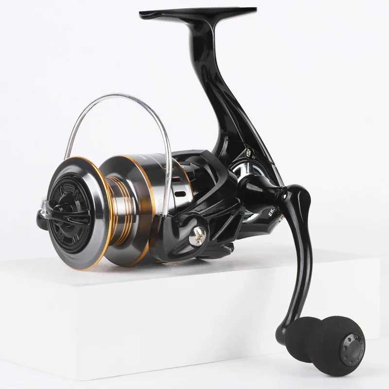 2025 NEW Spinning Reels Saltwater Freshwater Fishing Reel 5.2 1 Gear Ratio8-12LB Max Drag With CNC Metal Spool Fishing ReelsXJ241209