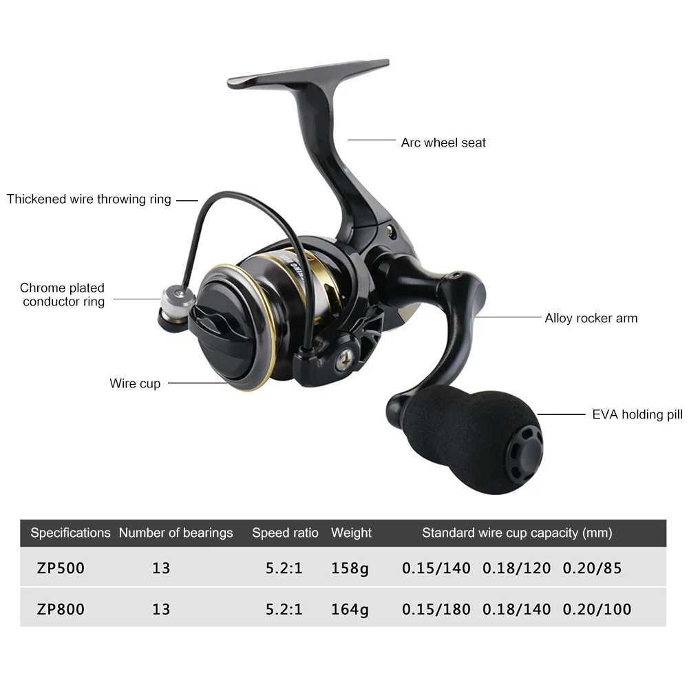 Ultralight Fishing Reel 5kg Unloading force 5.2/1 Speed Ratio Reel Carp Fishing Saltwater Freshwater Reel Fishing EquipmentXJ241209