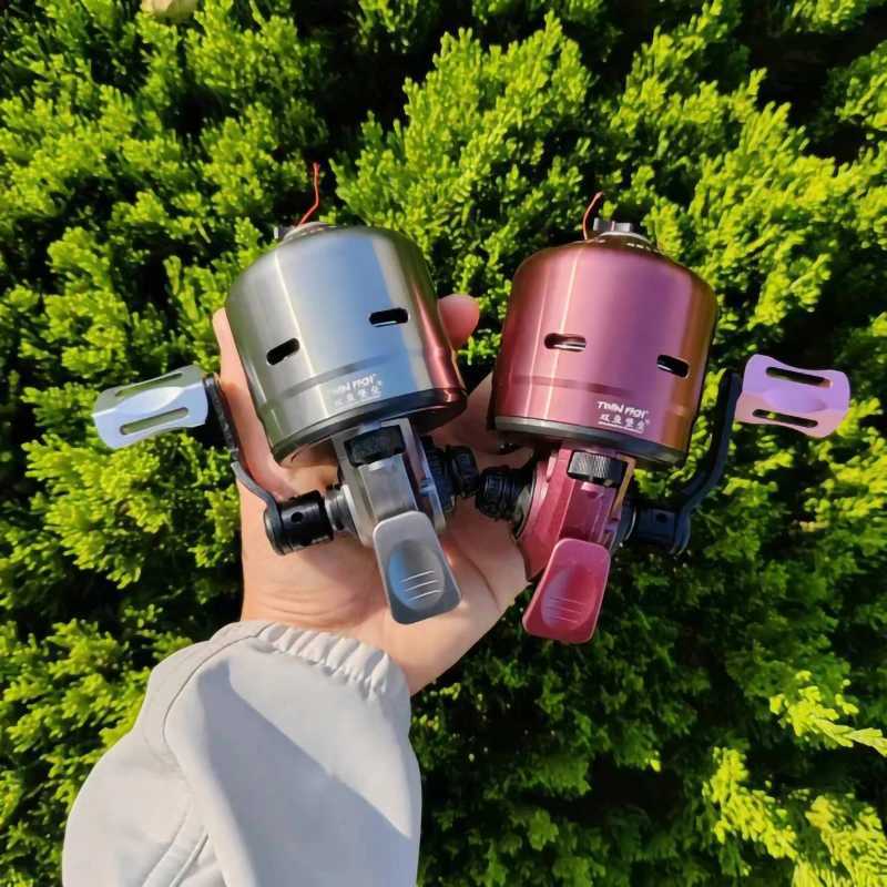 Spincast Reel Metal Spool PX39 6+1BB Fishing Outdoor Lure Slingshot Bow Shooting Fish with 8 strands PE line 85mXJ241209