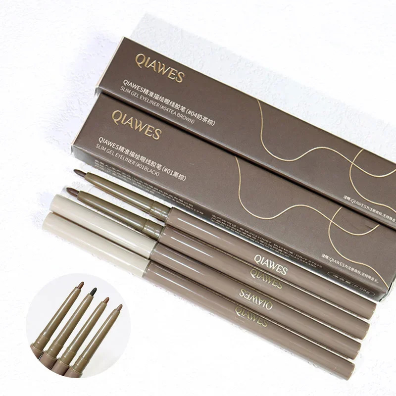 Slim Gel Eyeliner Pencil Waterproof Eyeliner Lying Silkworm Pen Smooth Waterproof Anti-Rubbing Lasting Non-Smudge Eyes Makeup 241209