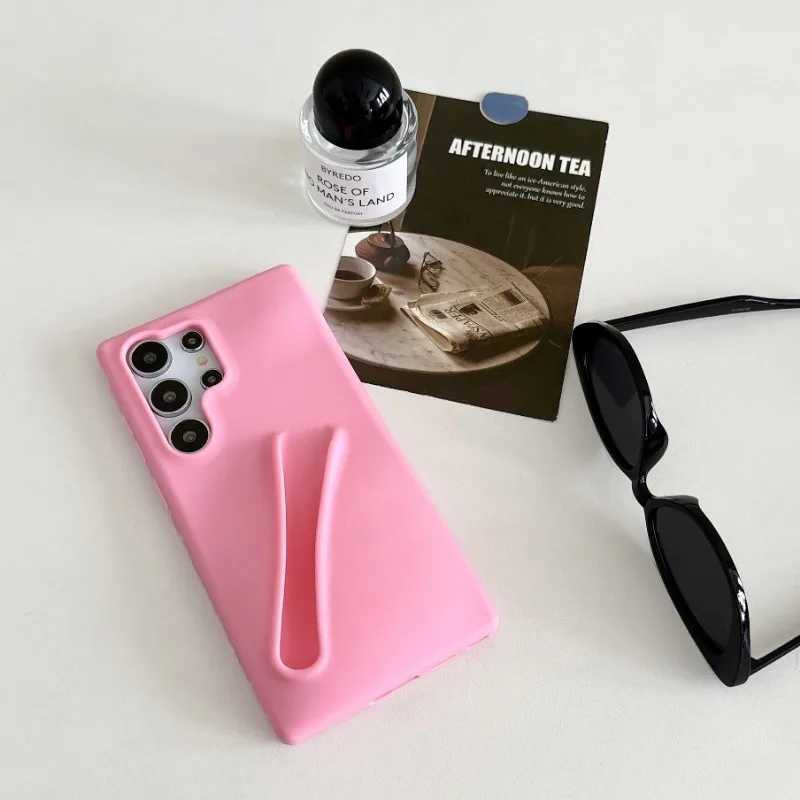 Designer Phone Case For Galaxy S24 Ultra S23 Plus A14 A54 Fun Lip Gloss Cover M241209