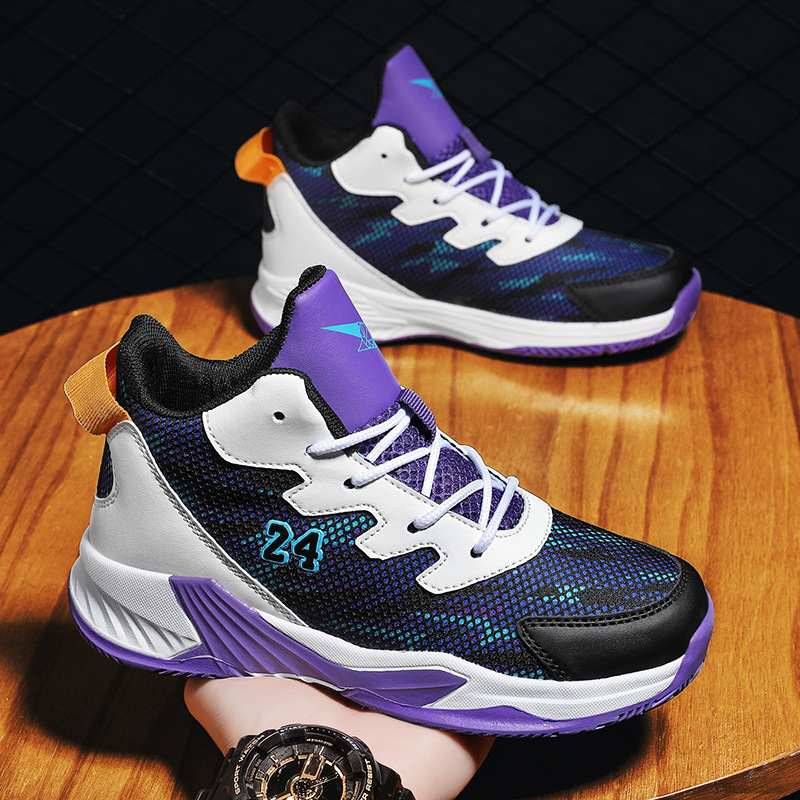 Kids Basketball Shoes Boys Sneakers Girls Teenagers Training Sneakers Cutefeet Non-slip Outdoor Children's Sport Shoes Sizes 31 - 40