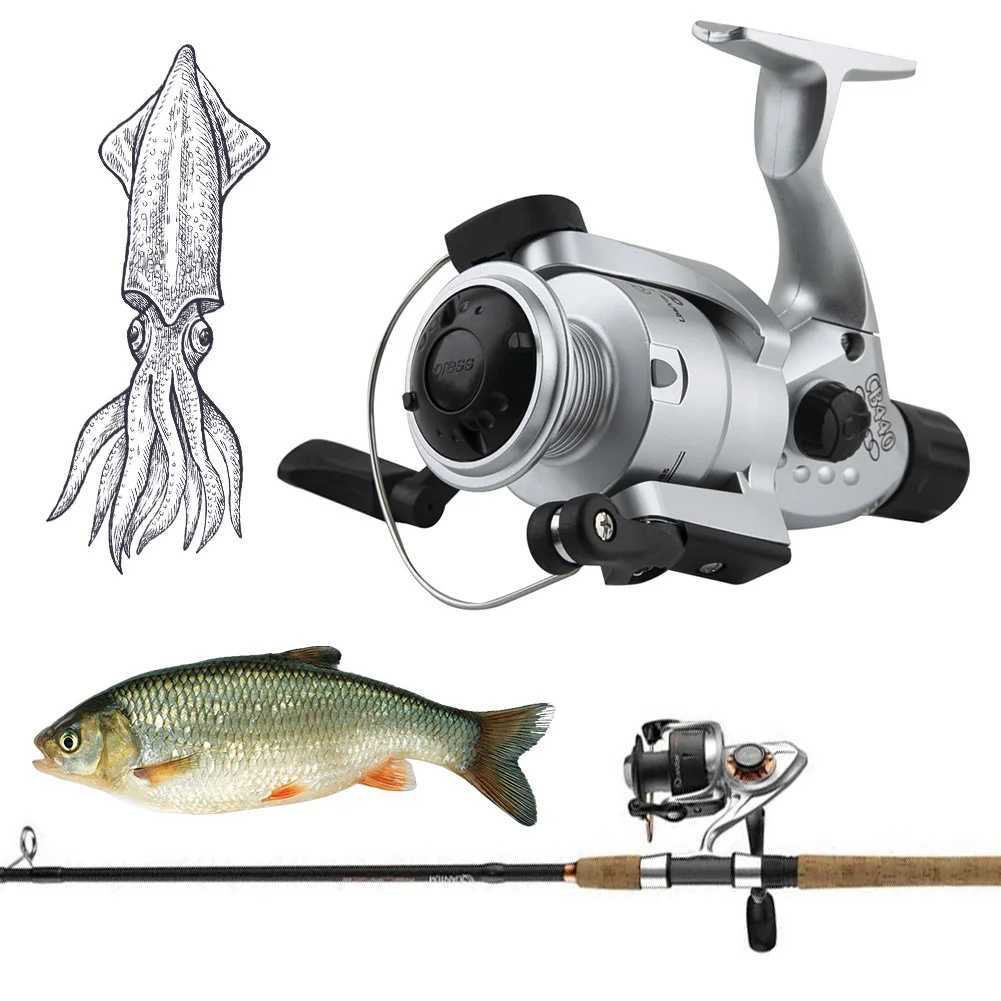 Spinning Fishing Reel 5 Ball Bearings All Purpose Fishing Spinning Reel Metal Spool Carp Fishing Reel for Freshwater SaltwaterXJ241209