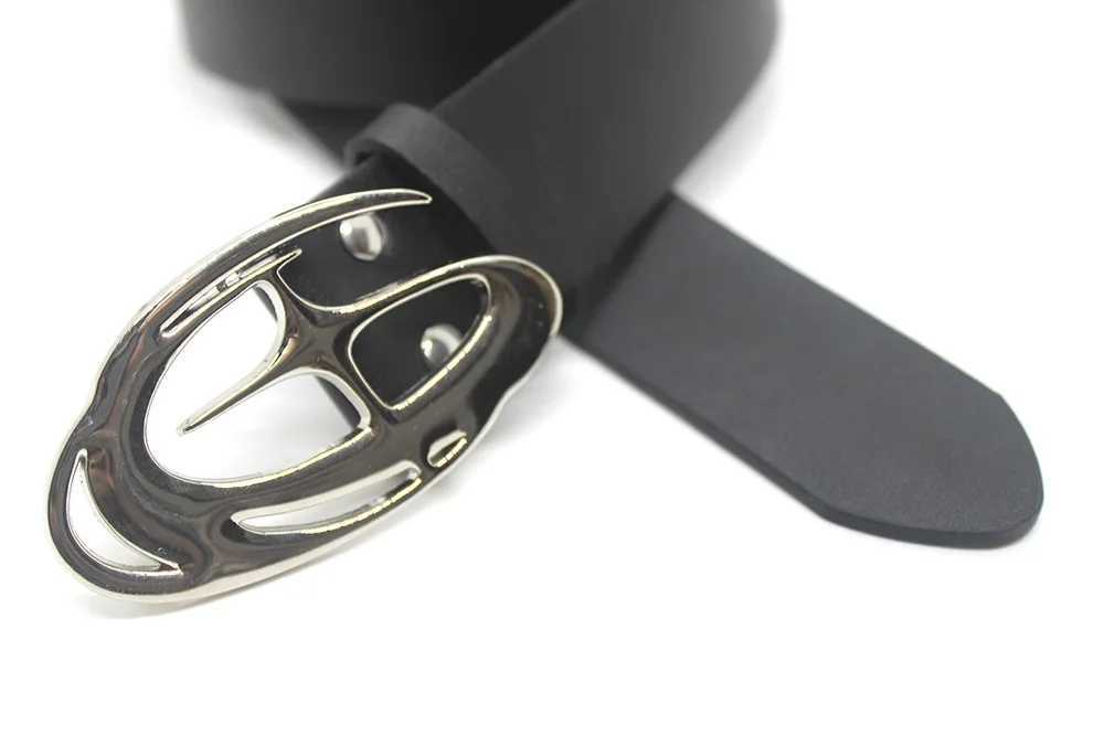 Punk Moon Star Buckle Design Cross Metal Retro Gothic Mens Y2k Belt Pu Leather Belt Jeans Pants Decorative Belt X2412091