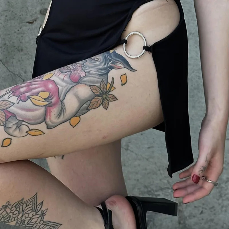 Y2K Girls Fashion Sexy Black Sleeveless Halter Womens Dresses Club Party Backless Metal Buckle Night Dress Women Sleepwear 241209