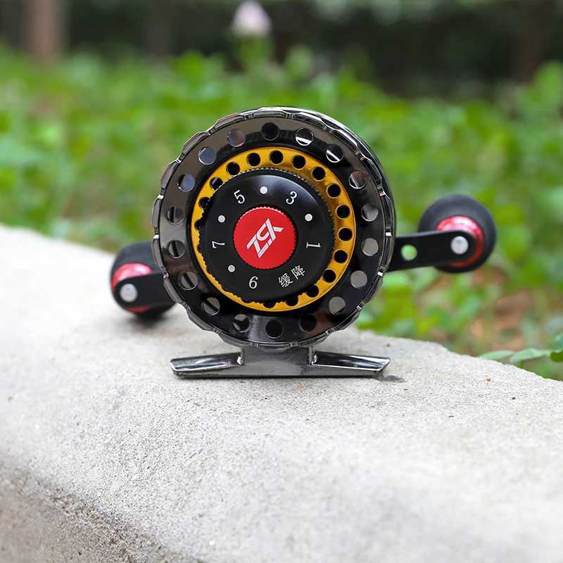 All Metal Fishing Reels Anti-slip ft / Right Hand Front Raft Wheel Winter Ice Fishing SuppliesXJ241209