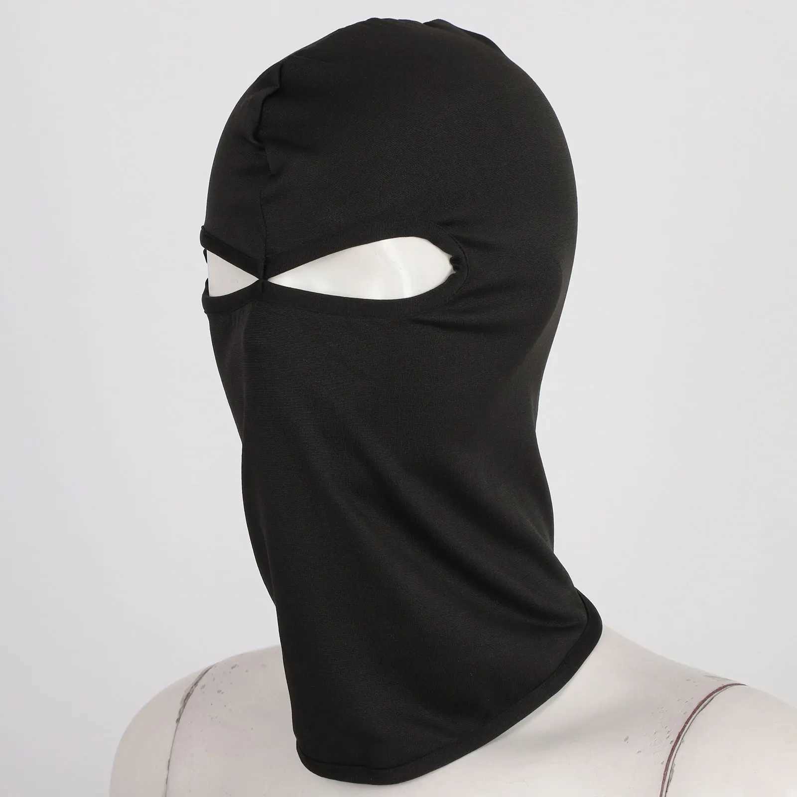 3pcsAdult Mask Halloween Black Breathable Headgear Full Head Cover Face Mask Stretchy Balaclava Hoods for Cosplay Club MotorcycleXJ241209