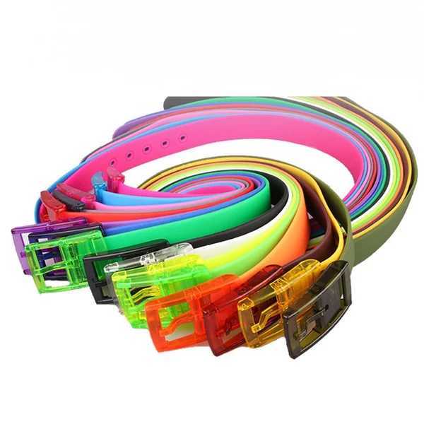 Colored unisex rubber golf belt suitable for men adjustable cut waterproof plastic Prnt allergy strap fashionable gift strap X241209