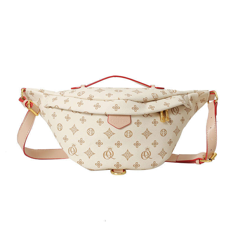 High end luxury women's handbag, trendy single shoulder crossbody large capacity fashionable chest bag, waist bag