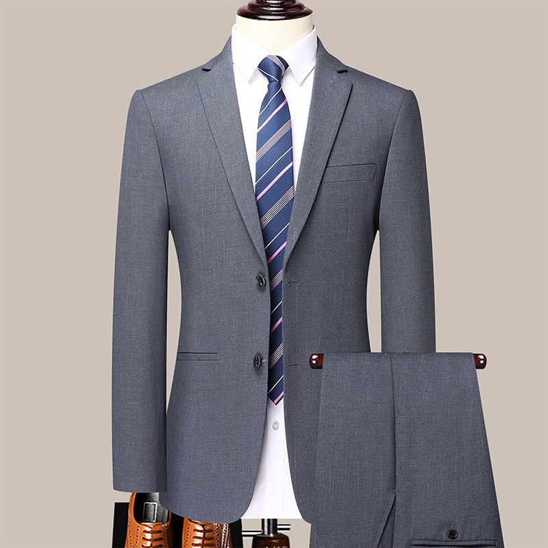 G089 Casual Slim Fit Professional Formal Wedding Groom Suit Best Man Wedding Banquet Dress