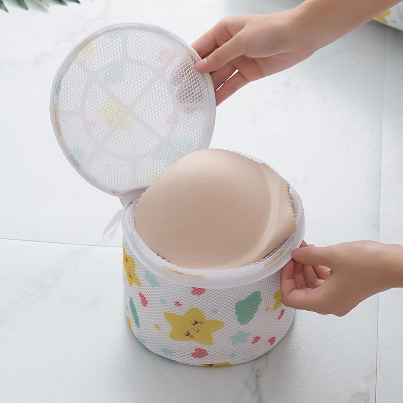 Heat transfer printing full page printing laundry bag washing machine special anti deformation fine mesh bag mesh bag underwear care bag customization