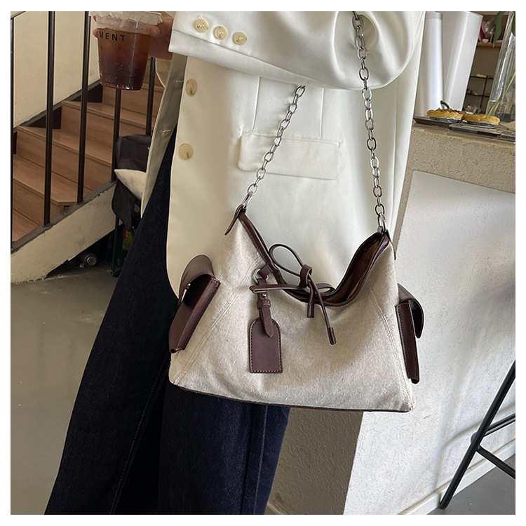 2025 Designer Free designer 3 shipping bag Shoulder Bags Canvas Splicing Large Capacity Tote black Underarm Bag Fashion