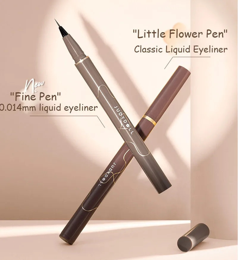 JUDYDOLL Liquid Eyeliner Waterproof Long Lasting Eye Liner Eyebrow Lower Lashes Pencil Quick Dry Not Bloom Natural Cosmetic Tool 241209