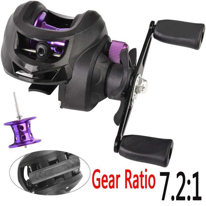 Fishing Reel Max Drag 8kg Baitcasting Reel With Aluminum Spool For Lure Freshwater Pesca ft And RightXJ241209