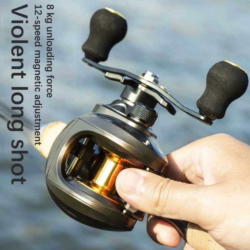 Fishing Reel Stainss Ball Bearings 8KG Max Drag Brake Syst Ultralight Baitcasting ReelXJ241209