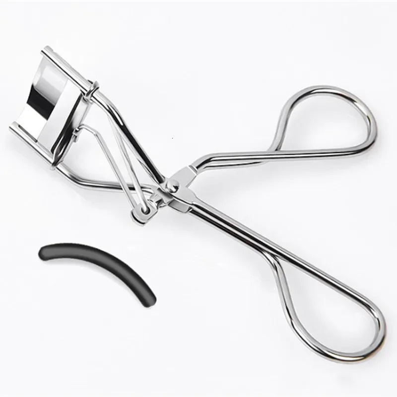1pc BlackSilver White Curl Eyelash Curler Stainless Steel Eyelash Cosmetic Makeup Eyelash Curler Curling Eyelashes Tool 241209