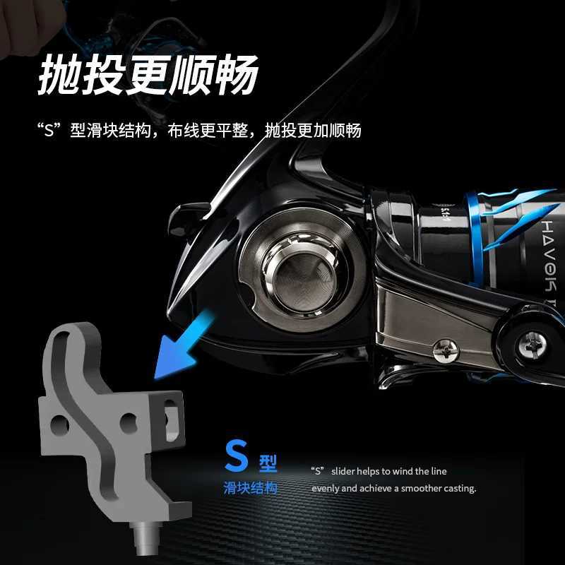 Original Ecooda Caon Body Spinning Fishing Reel HAS III 2000/3000/4000/5000 10+1BB Caon Washers Saltwater Spin ReelXJ241209