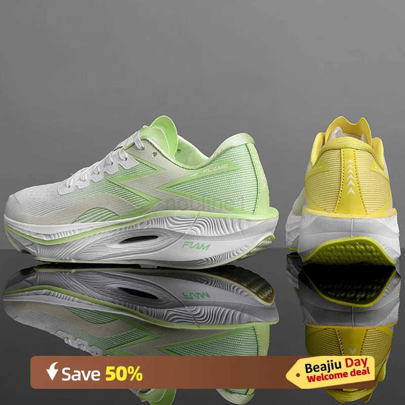 Marath Air Cushi Men Sports Running Shoes Carb Plate Breathable Lightweight Wens Cfortable Athletic Nskid Sneakers Z250318