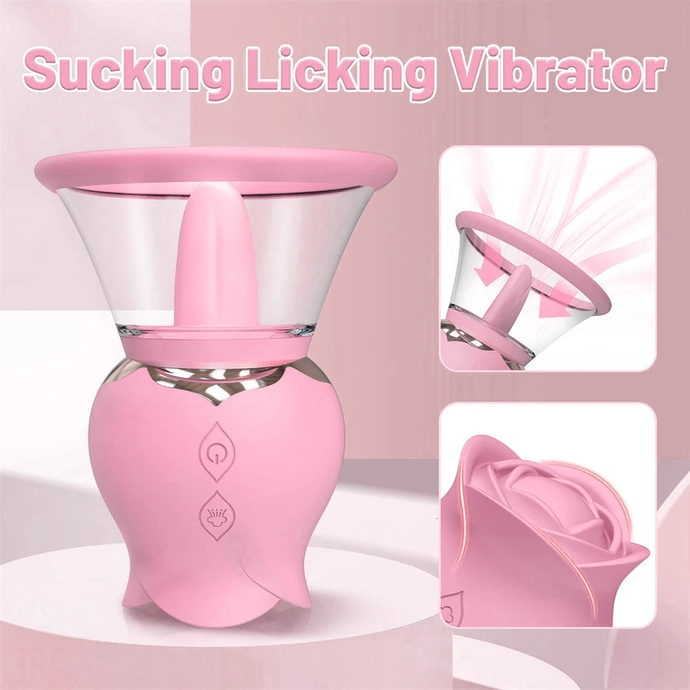 Clitoral Sucking Vibrator Adult Toys Licking Tongue Nipple Stimulator Vagina Massager Female Masturbation Sex Toy for Women 241209