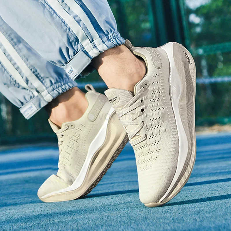 Men's Running Shoes Breathable Mesh Cushioning Sports Training Jogging Sneakers Hot For Comfort Tennis