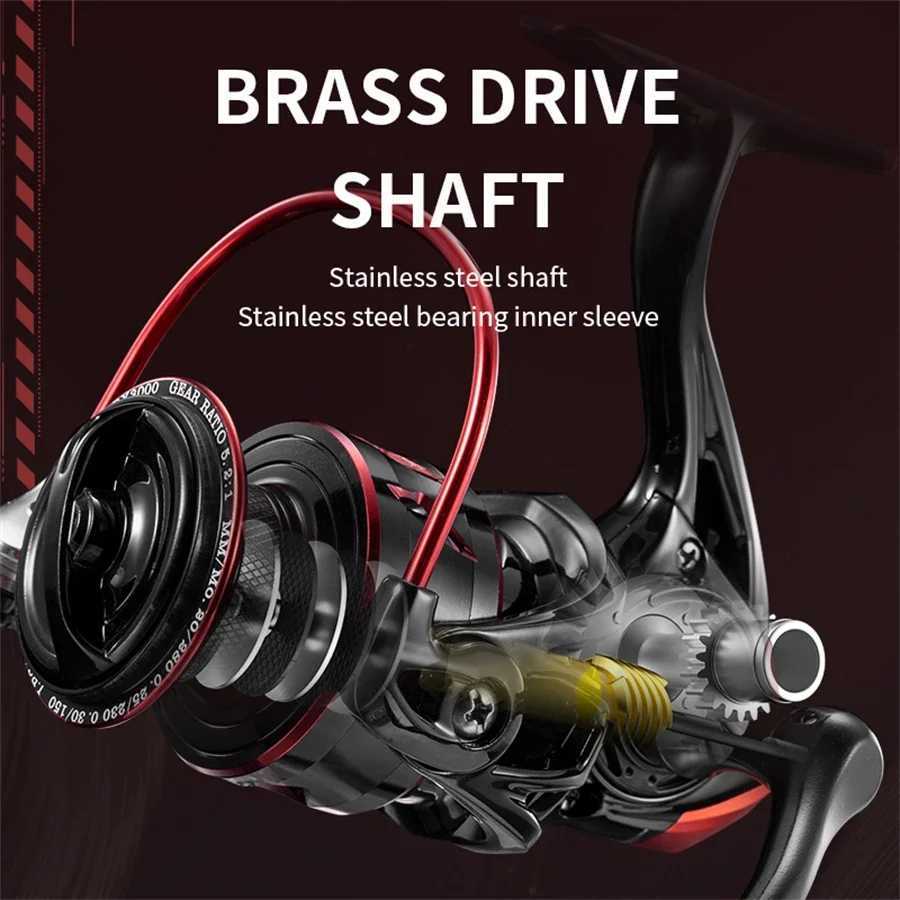 CR Spinning Reels Ultralight Metal 5.2 1 Gear Ratio 10+1BB Saltwater or Freshwater 39LBS Max Drag Fishing reelsXJ241209