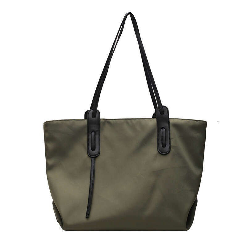 2024 New Large Capacity Oxford Cloth Shoulder Commuter Ins Trendy Girl Underarm Student Handheld Tote Bag