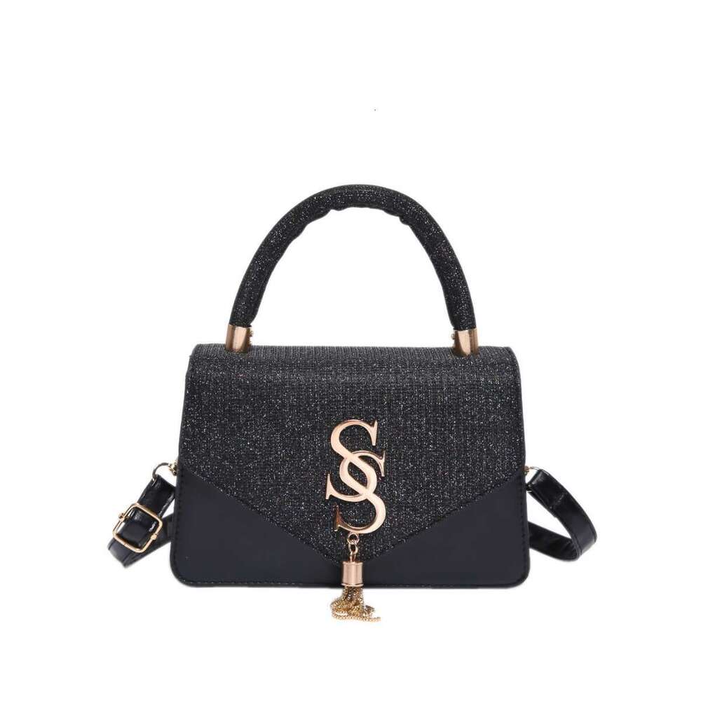 2024 Summer New Small Square Women's Fashion Trend Letter Simple and Versatile Handbag Single Shoulder Crossbody Bag