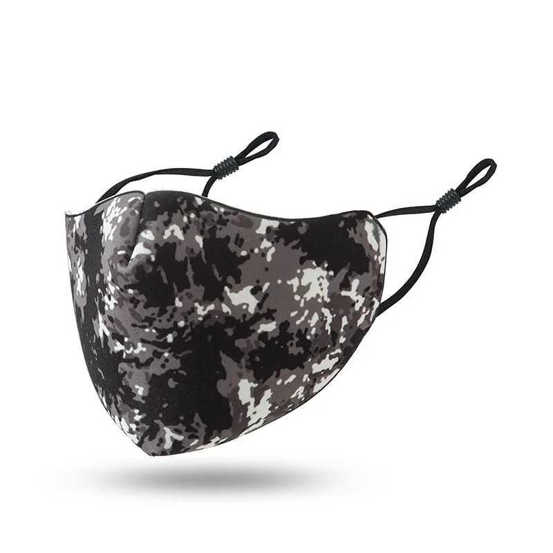 3pcs1PC Washable Cycling Face Mask Bicycle Mask Breathable Printed Space Cotton Reusable Sport Protection MaskXJ241209