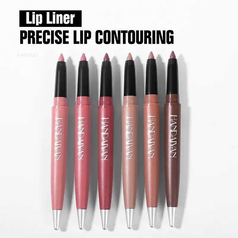 6 Color Lip Liner Pencil Long-lasting Waterproof Matte Lip Pen Natural High Pigmented Lipstick Pencil Lip Contouring CosmeticXJ241209