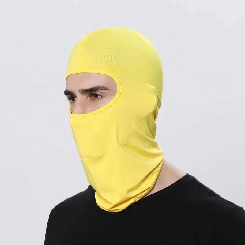 3pcsFashion Motorcycle Cycling Ski Neck Protecting Outdoor Lycra Balaclava Full Face Mask Cycling AccessoriesXJ241209