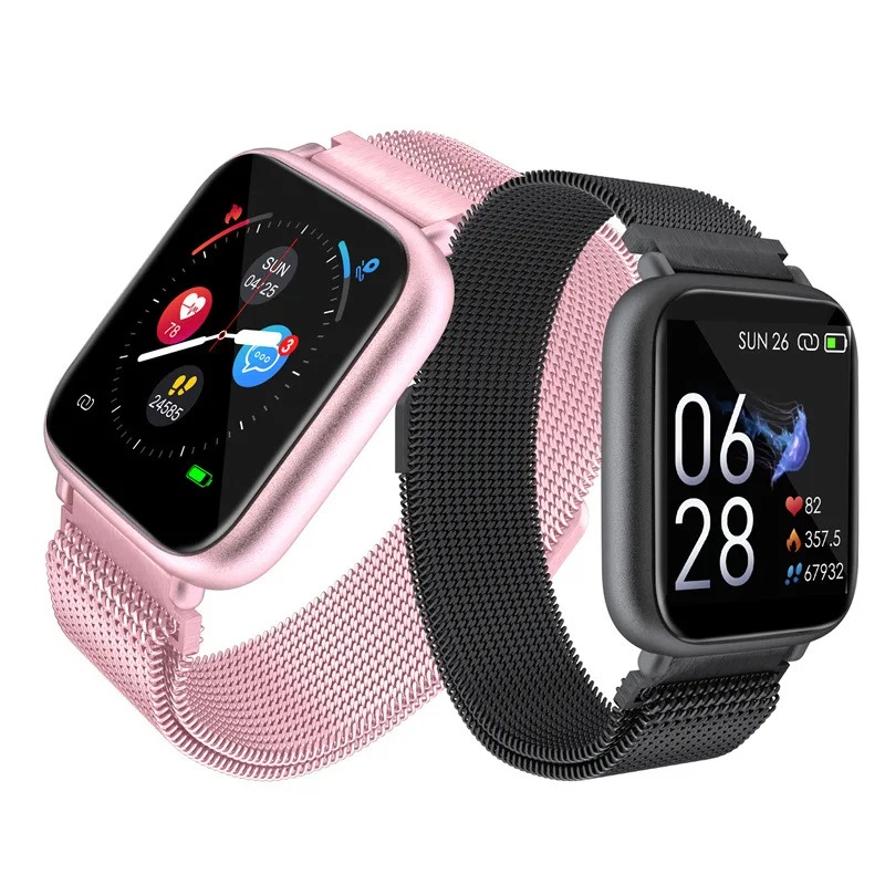 Smart Watch with SpO2/Sleep/Fitness Tracker, Call/SMS Alerts Health Monitor & App Notifications iOS/Android Compatible