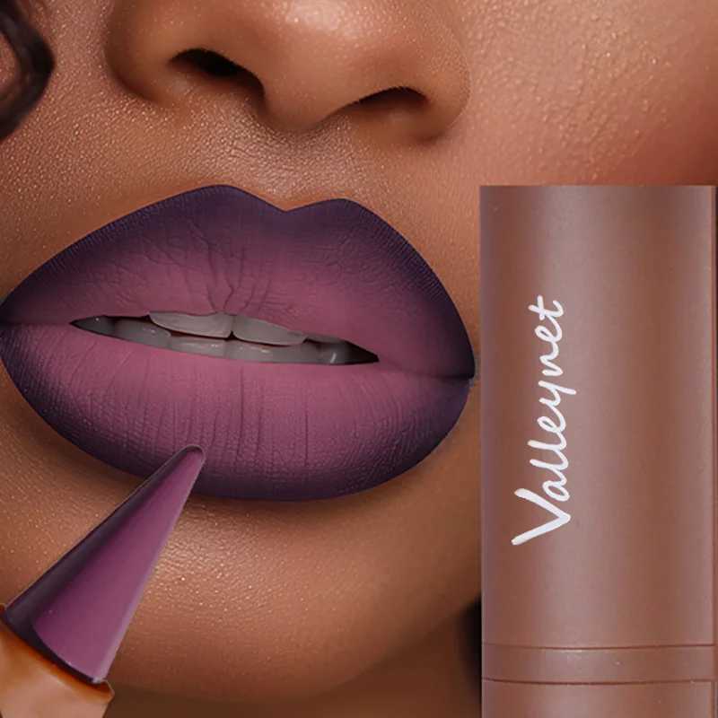2-in-1 Matte Velvet Lipstick and Lip Liner Double Using Lip liner Waterproof Lipstick Pencil Long Lasting Matte Lip Liner PenXJ241209