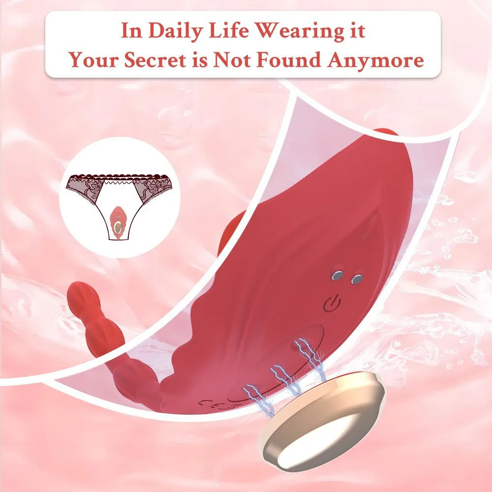 Wireless Bluetooth Anal Vibration Dildo Vibrator for Women APP Remote Control Wear Vibrating Egg Clit Female Sex Toys for Adults 241209