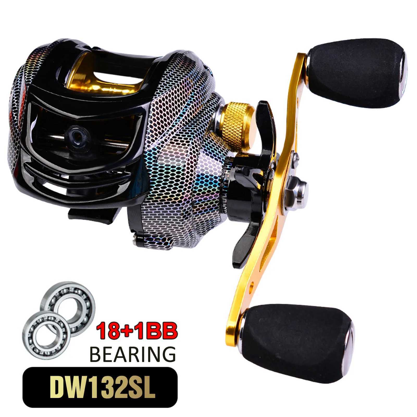 PROBEROS 18+1 BB Bearing Fishing Baitcast Reel High Speed 7.2 1 Fishing Reel Bait Cast Wheel ft/Right Hand Fishing AccoriesXJ241209