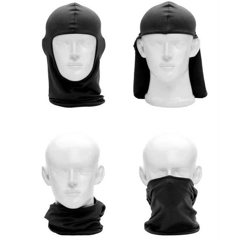 3pcsFashion Motorcycle Cycling Ski Neck Protecting Outdoor Lycra Balaclava Full Face Mask Cycling AccessoriesXJ241209