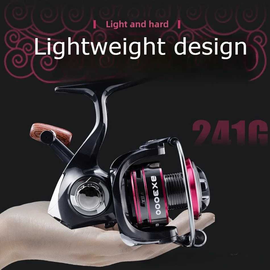 BX Fishing Reel 1000-7000 Spinning Reel Stainss Steel Bearing Fishing Reel 8KG Max For Sea Fishing CarpXJ241209