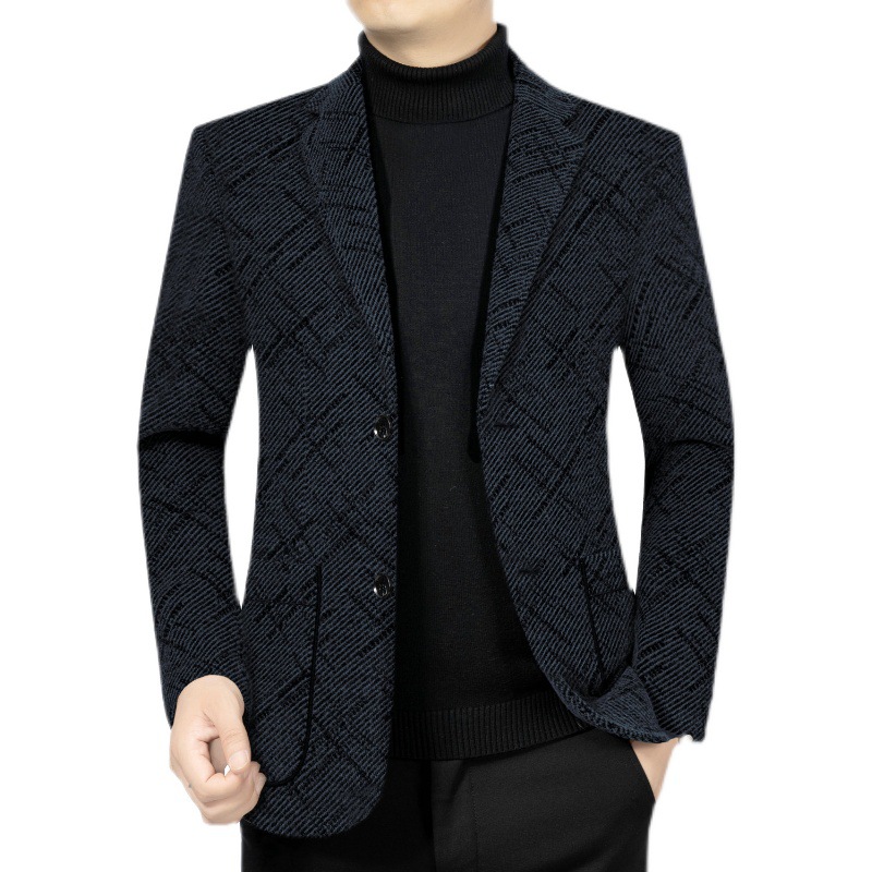 K773 Men's Three-Piece Formal Suit - Large Size Professional Wear for Groomsmen & Work