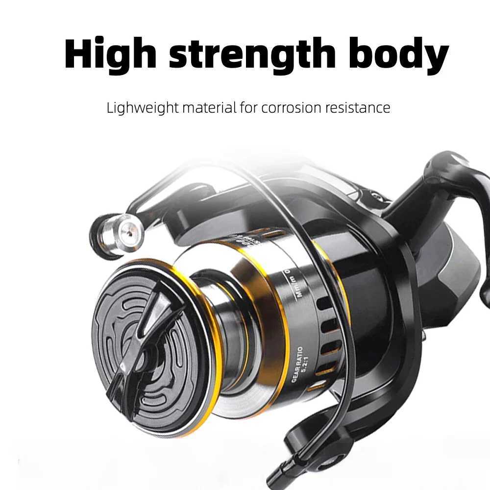 High Quality Metal Spool Fishing Spinning Reel for Carp Ball Bearings Carp Fishing Reel HE7000 Metal Line Cup Sea TackXJ241209