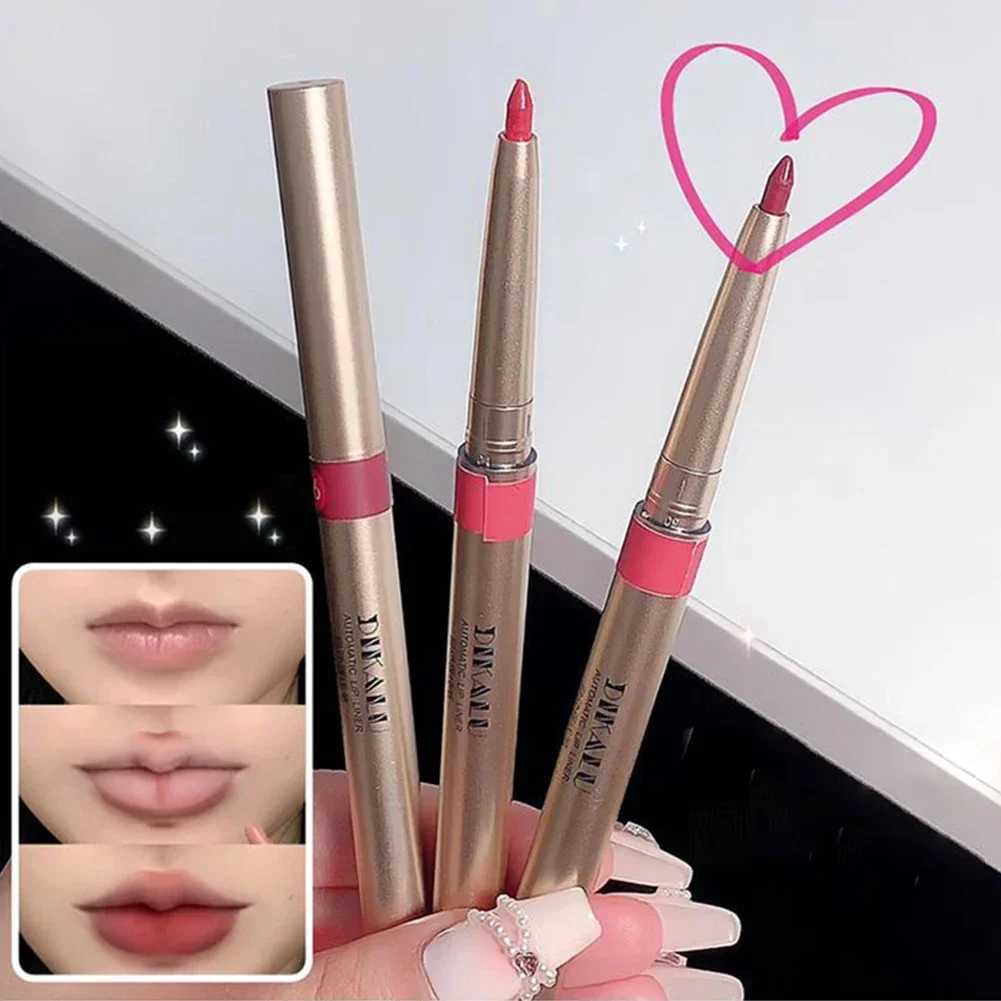 Waterproof Auto Lip Liner Pencil Long Lasting Smooth Application Mechanical Lip Liner Pencil Makeup for WomenXJ241209