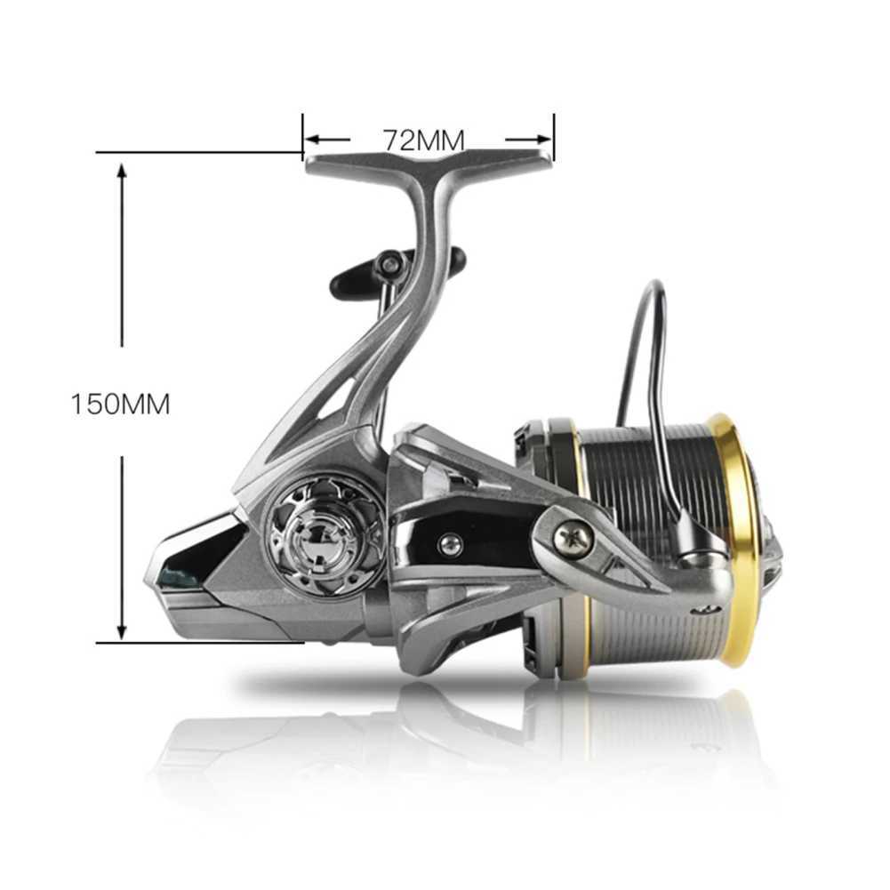 Spinning Reel 4.8 1 Gear Ratio High Speed 8000-14000 Wire Cup 17+1BB Bearings Fishing Reel With 18KG Braking ForceXJ241209