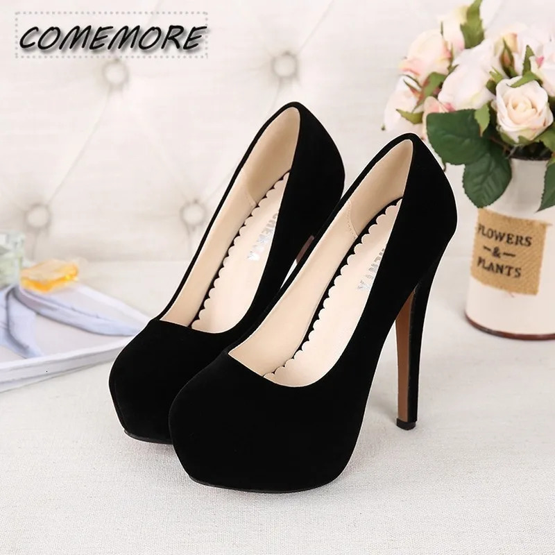 Super High Heel Womens Shoes Waterproof Platform Shoes Nightclub Fine with Sexy Spring Large Size High Heel Wedding Shoes 35-46 241209
