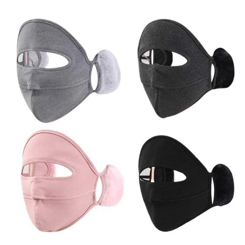 3pcsWinter Windproof Face Cover Ear Protection Outdoor Cycling Ski Warm Mask Breathable Motorcycle Face Warmer For Men WomenXJ241209